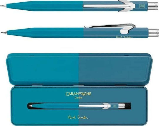 Mechanical Pencil Caran D`arche 8440 5mm Paul Smith Ed4 Box Blue Steel