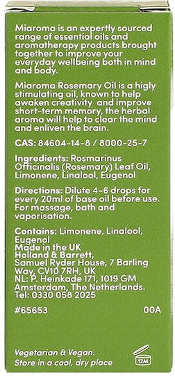 Miaroma Rosemary Ätherisches Öl Rosemary 10ml