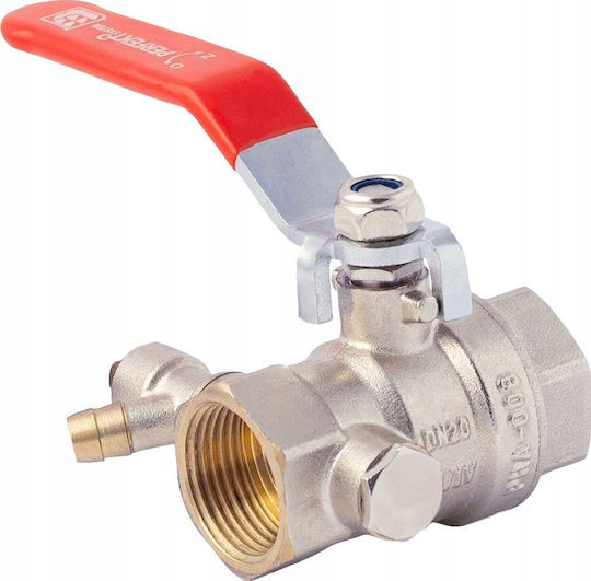 Сферичен Кран Perfexim Pha-008 G1/2 Ww Pn30 C Dn15 Кран За Източване Cuzn-c