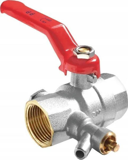 Сферичен Кран Perfexim Pha-008 G1/2 Ww Pn30 C Dn15 Кран За Източване Cuzn-c