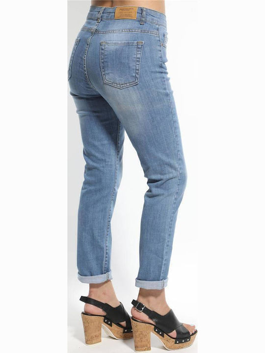 Ψηλόμεσο Γυναικείο Jean Παντελόνι σε Skinny Εφαρμογή Τζιν