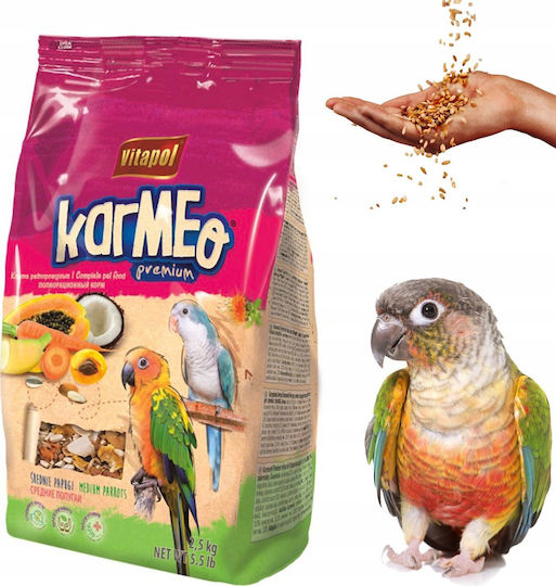 Vitapol Karmeo Premium Complete Food for Medium Parrots 2.5 Kg