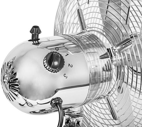 Blow Ανεμιστήρας Ορθοστάτης 60W Διαμέτρου 40.64cm Ασημί