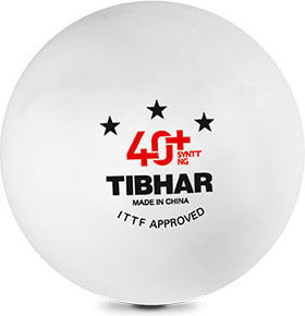 Bile De Ping-Pong Tibhar 40+ Syntt Ng Albe 3 Bucăți 81696