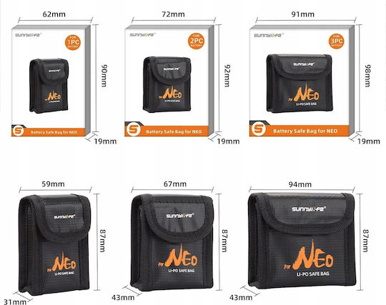 Sunnylife Drone Case Black for DJI null