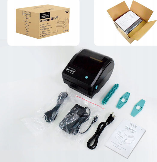 Zenwire Εκτυπωτής Ετικετών USB, Wi-Fi, Bluetooth