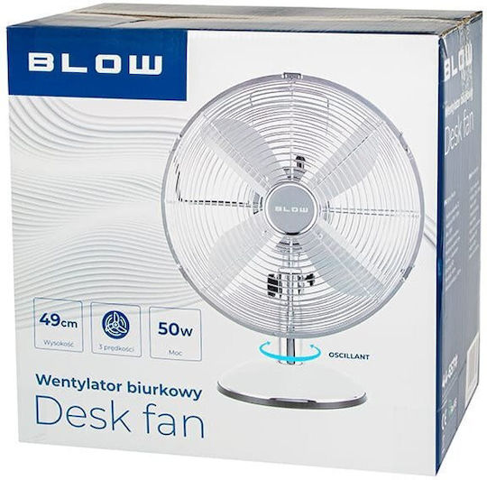 BitFenix Tabletop Fan 50W with 30cm Diameter Silver