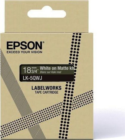 Epson Ταινία Ετικετογράφου 8m x 18mm σε Λευκό Χρώμα