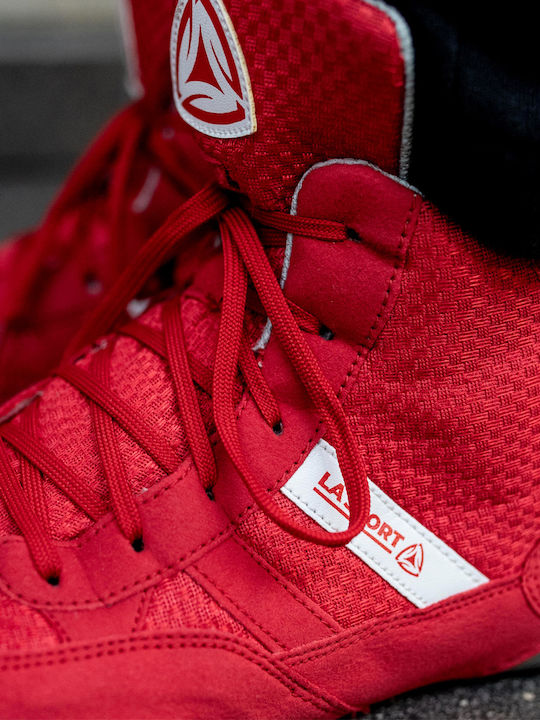 LA Sport Wrestling Shoes Red