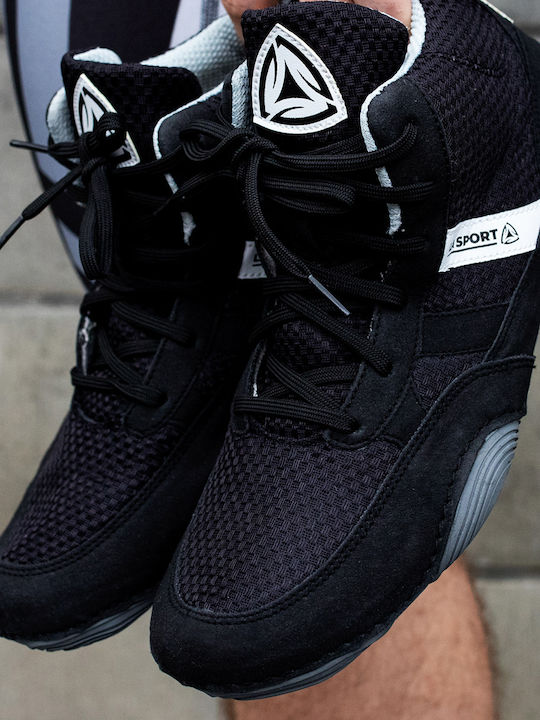 LA Sport Wrestling Shoes Black