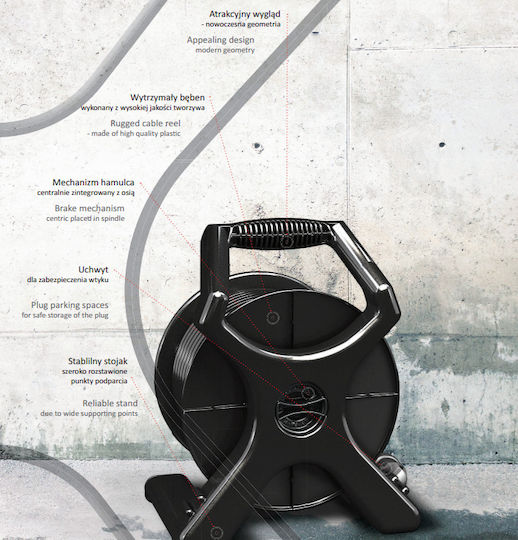PCElectric 4 Plätze mit Kabel 40m Durchmesser 3 x 1.5mm²