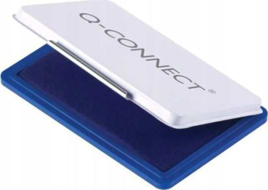 Q-connect Stamp Pad Ink 110x70mm Metal Blue