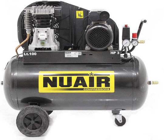 Nuair Compresor de aer cu Putere 3hp și Rezervor de aer 100lt 060-093-0950