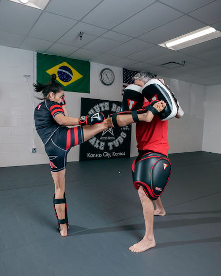 Title Boxing PAO Pads за бойни изкуства 2бр Черен