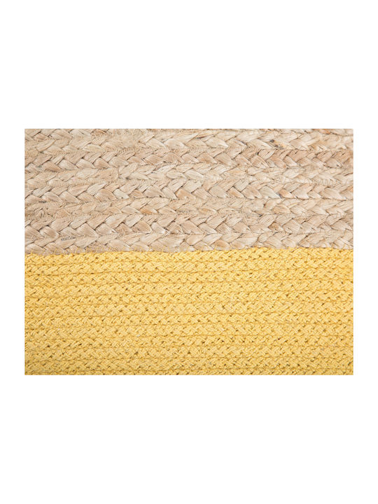 Pouf Hocker Kirama Gelb 44x44x44cm