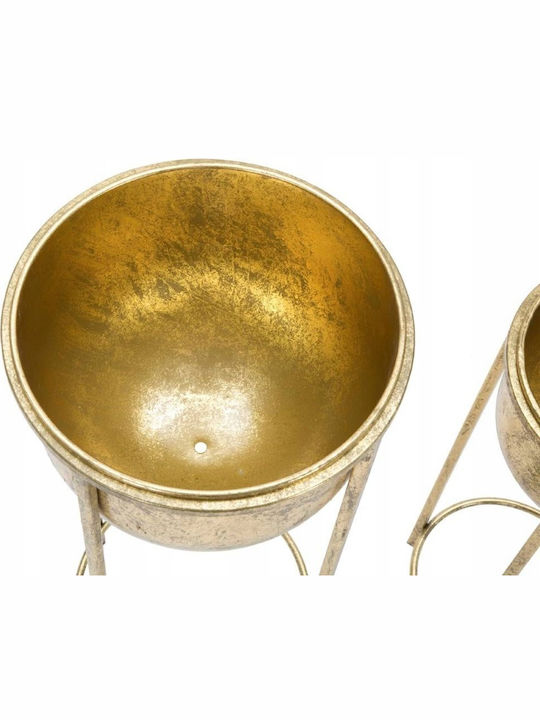 Mauro Ferretti Planter Gold with Stand