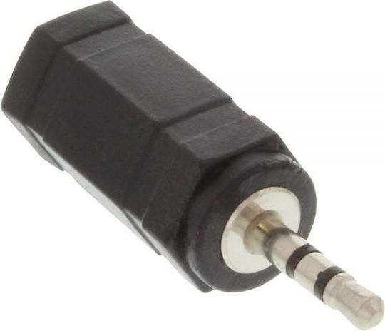 InLine Καλώδιο Ήχου TRRS 3.5mm male - 3.5mm female Μαύρο 0.2m 99308B
