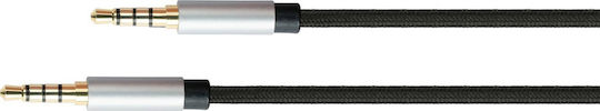 Python Καλώδιο 3,5 мм мъжки - 3,5 мм мъжки Черен 3м (GC-M0230)