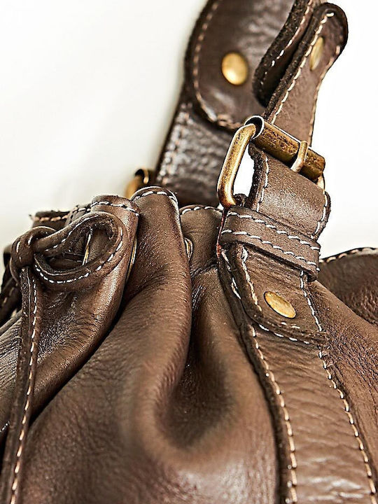 Leather Women's Bag Shoulder Brown