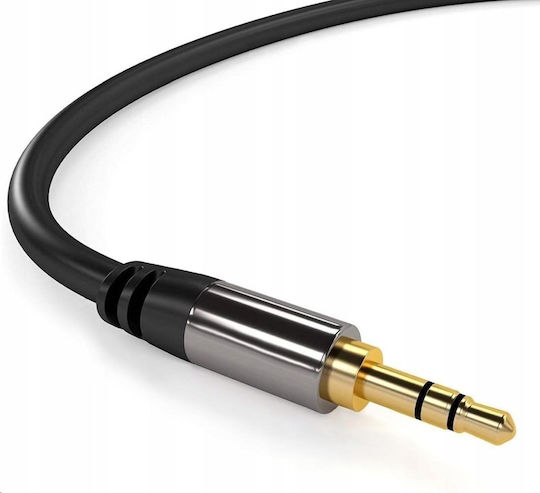 PremiumCord 3.5mm Jack Audio Cable 3.5mm Male - 3.5mm Male Black 1.5m