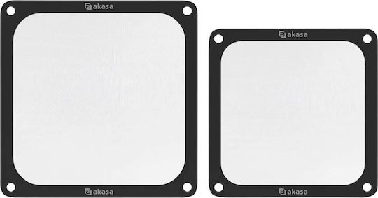 Akasa Strong Magnetic Pc Fan Filters Pack Three 12 Cm Black