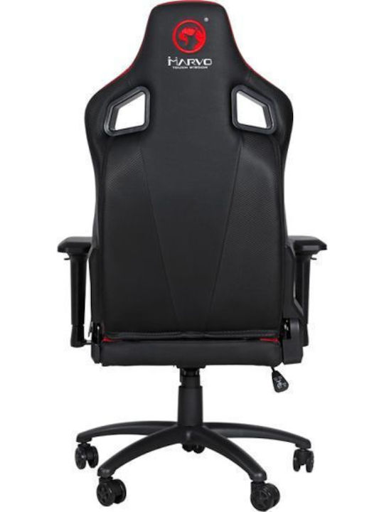 Marvo CH-118 Καρέκλα Gaming Δερματίνης με Ρυθμιζόμενα Μπράτσα Μαύρη