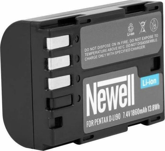 Newell Μπαταρία Φωτογραφικής Μηχανής D-li90 NL1698 1860mAh Συμβατή με Pentax
