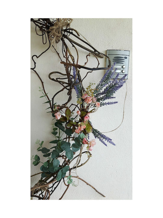 Große Dekorative Krone Mit Künstlichen Blumen 1,70 X 1,40 Cm