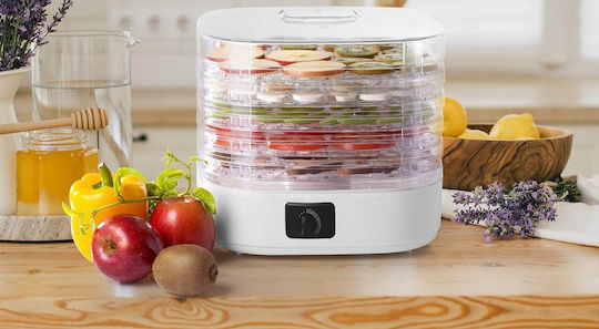 LTC Audio Food Dehydrator with 5 Shelves and Adjustable Temperature