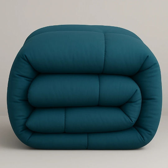 BS Collection Duvet Queen with Microfiber Filling 220x240cm Petrol Blue 270 GSMGsm