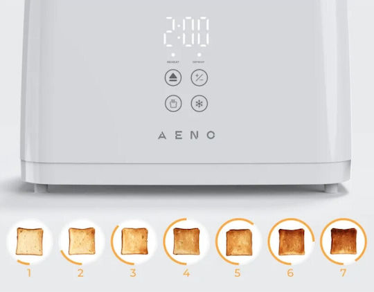 AENO Φρυγανιέρα 2 Θέσεων 930W Λευκή