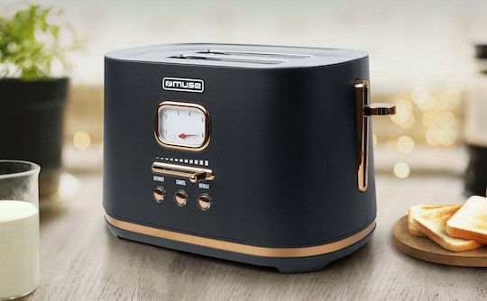 Muse Toaster 2 Slots Black