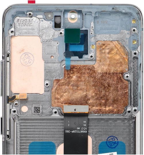 Οθόνη Display mit Touch-Mechanismus und Rahmen für Samsung S20 Plus (Gray)