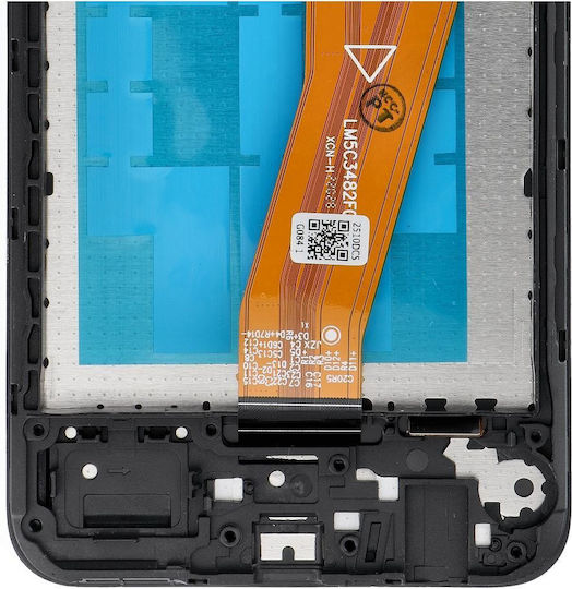 OG Screen with Touch Mechanism and Frame for SAMSUNG A04E A042 (Black)