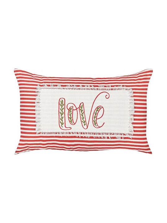 Beliani Sofa-Kissen Rote 30x50cm