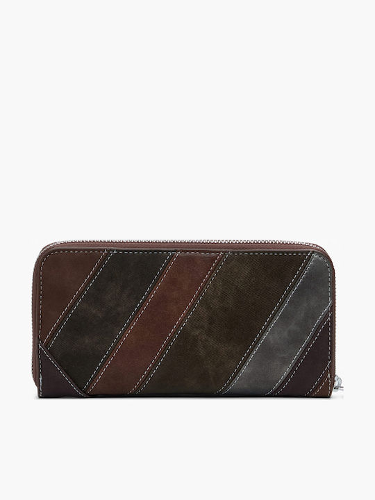 Large Women's Wallet Coins Brown