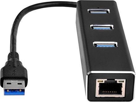 Silverstone USB Hub 3 Ports USB 3.0 with USB-A Connection Ethernet