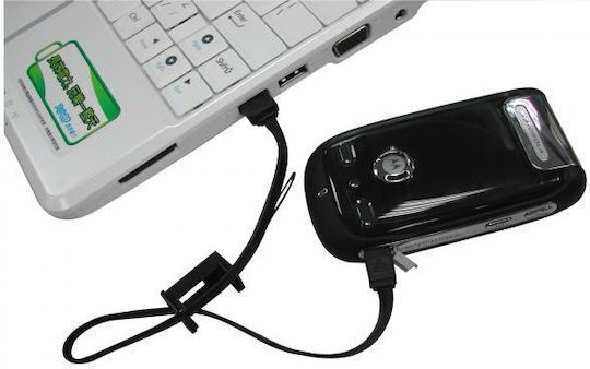 Logo Collection USB 2.0 Cable USB-A male - mini USB-A male Μαύρο 0.3m