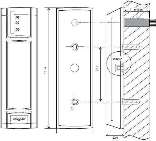 Roger Access Control with Card Unlock