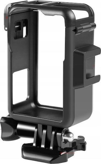 Puluz Vertical Plastic Protective Frame Dji Osmo Action Pro 5 4 3 Black