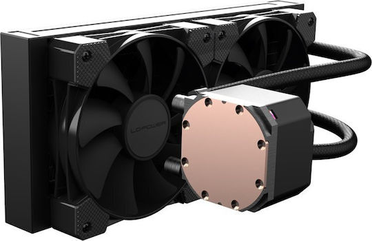 LC-Power Jet Flow Охлаждане AIO CPU с 2 Вентилатора 120mm