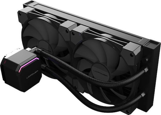 LC-Power Jet Flow Охлаждане AIO CPU с 2 Вентилатора 120mm