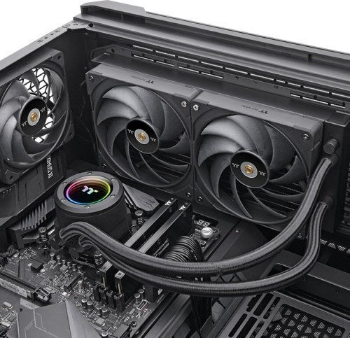 Thermaltake Toughliquid 280 EX Pro Water Cooling System AIO CPU with 2 120mm Fans and ARGB Lighting