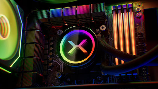Krux HydroX 240 ARGB Υδρόψυξη AIO CPU με 2 Ανεμιστήρες 120mm