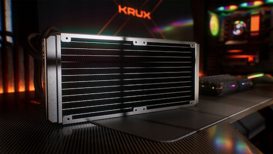 Krux HydroX 240 ARGB Υδρόψυξη AIO CPU με 2 Ανεμιστήρες 120mm