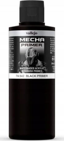Acrylicos Vallejo Modellbau Farbe Black 200ml