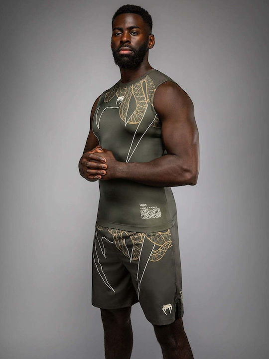 Venum Bărbați Fără mâneci Tricou VENUM-05748-590 pentru Jiu-Jitsu / MMA Verde