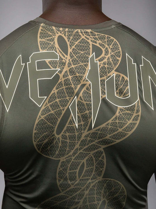 Venum Sleeveless Shirt VENUM-05748-590 for Jiu-Jitsu / MMA Green