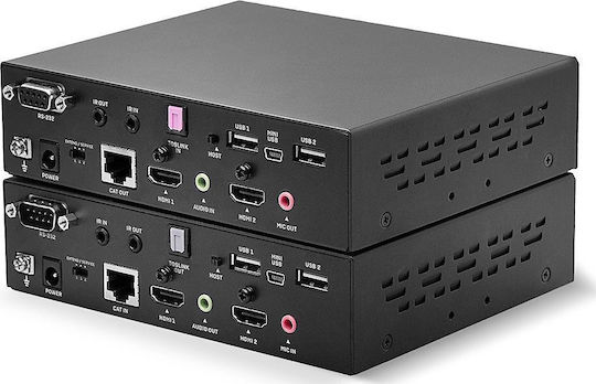 Kvm Switch Lindy 100m Cat.6 Dual Head Hdmi Usb & Rs232 Extender