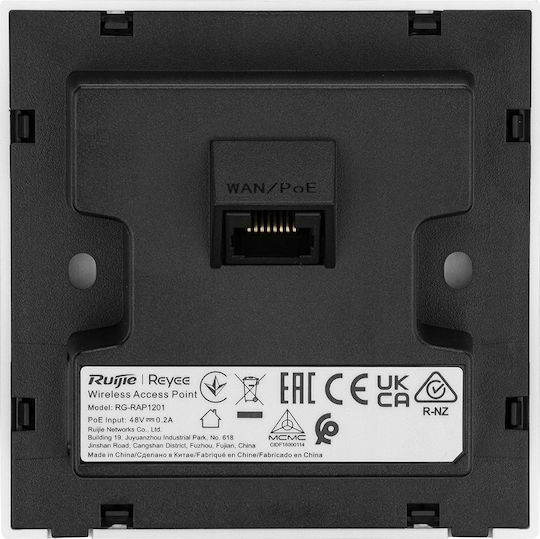 Ruijie RG-RAP1201 Access Point Wi‑Fi 6 Dual Band (2.4 & 5GHz) Μονό Kit